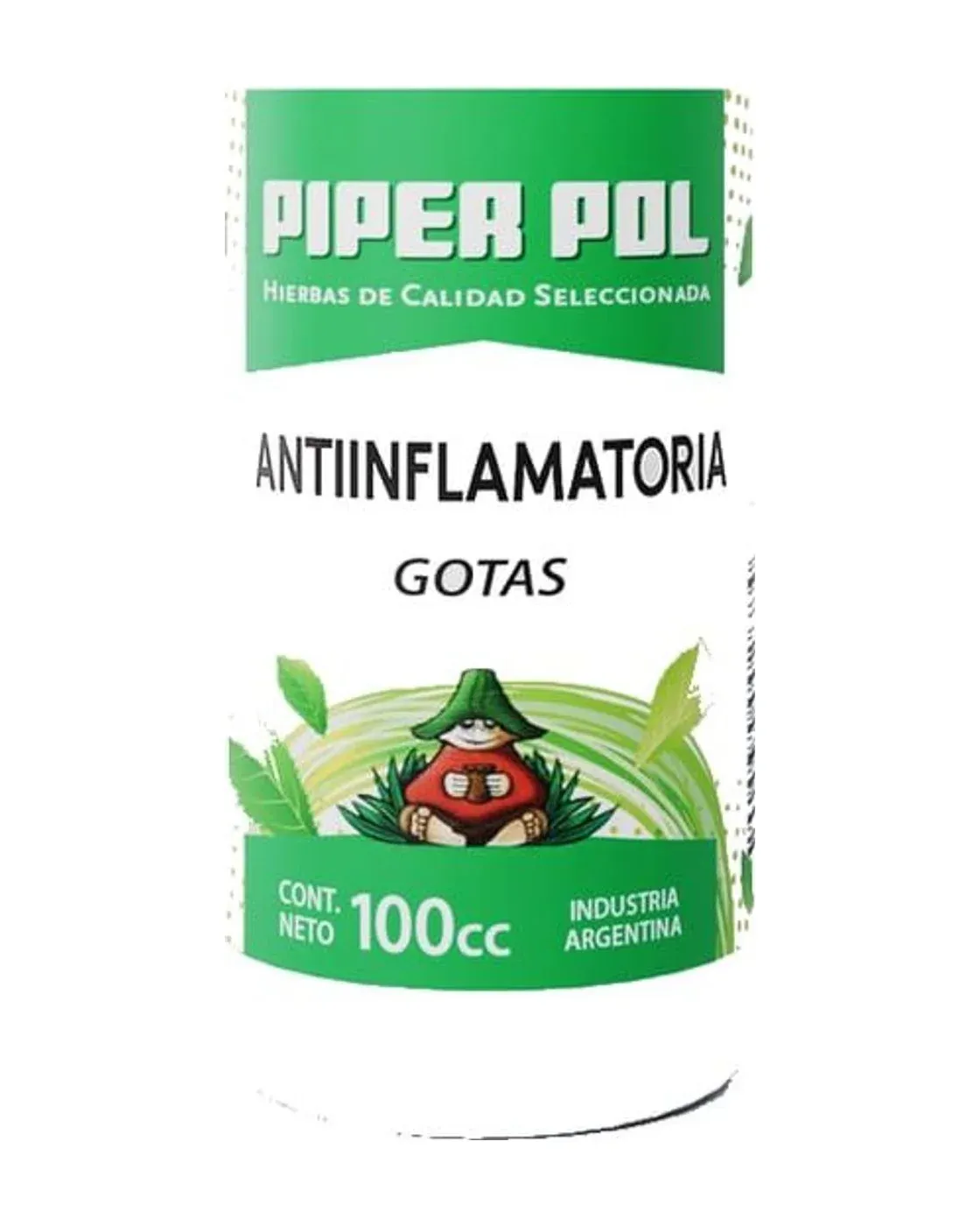 Envase de tinturas madres de Antiinflamatorio, Piperpol
