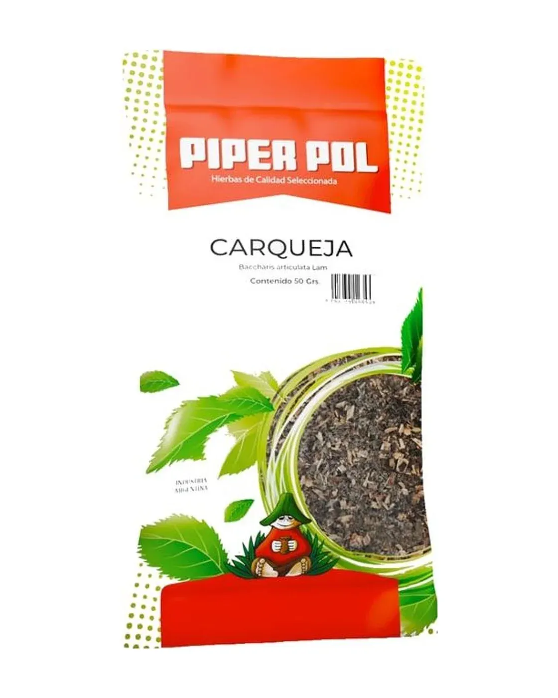 Envase de hierbas de Carqueja, Piperpol