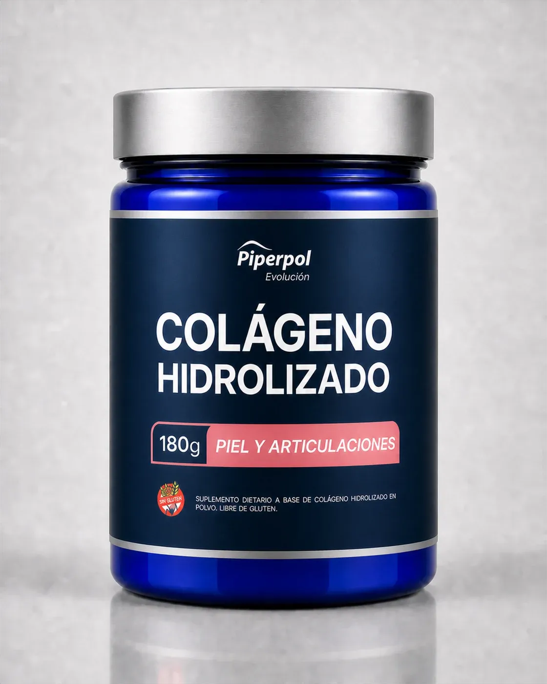 Envase de Colágeno Hidrolizado, Piperpol Evolución
