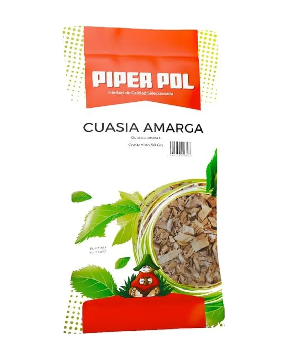 Envase de hierbas de Cuasia Amarga, Piperpol