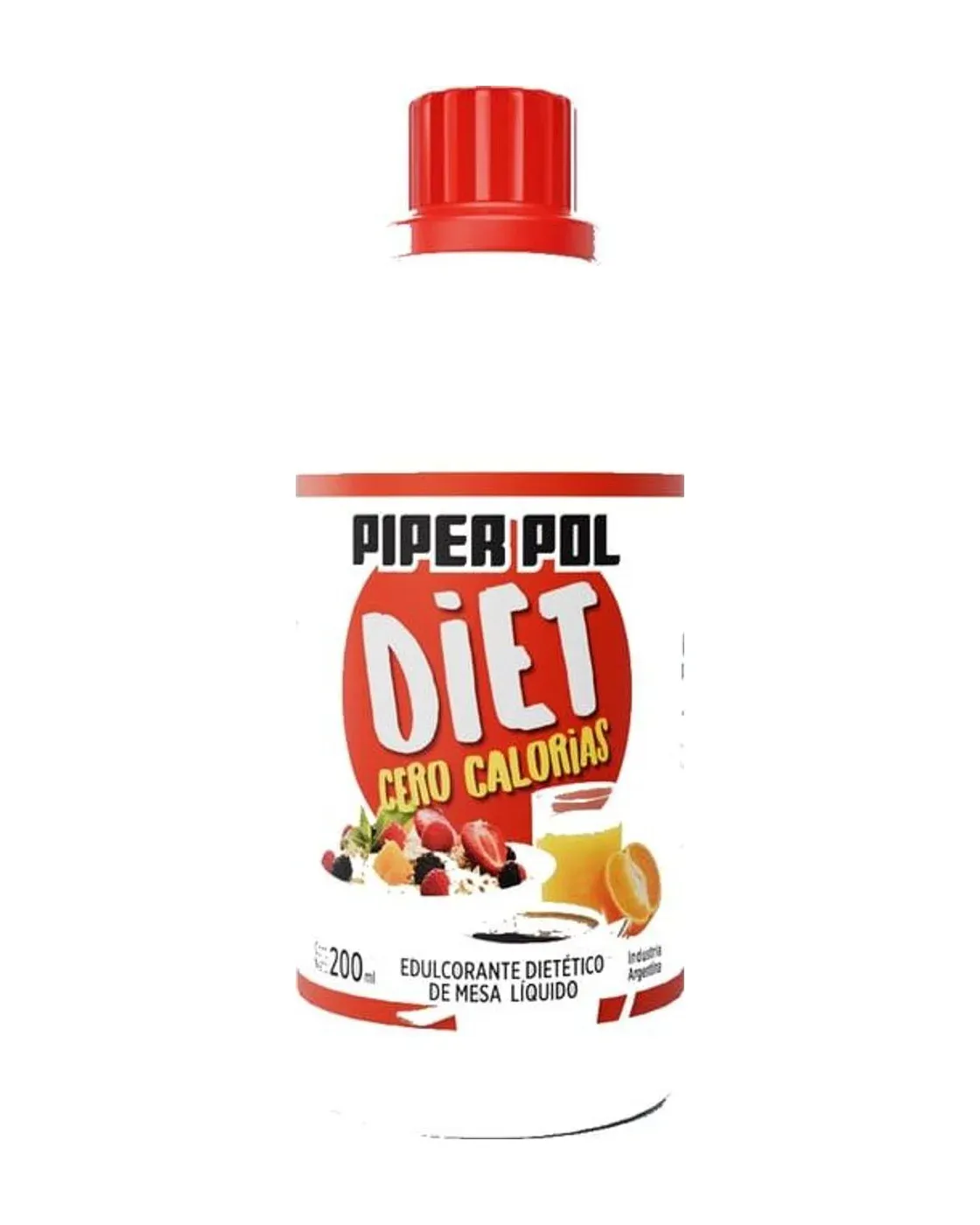 Envase de edulcorante liquido de Edulcorante Diet, Piperpol