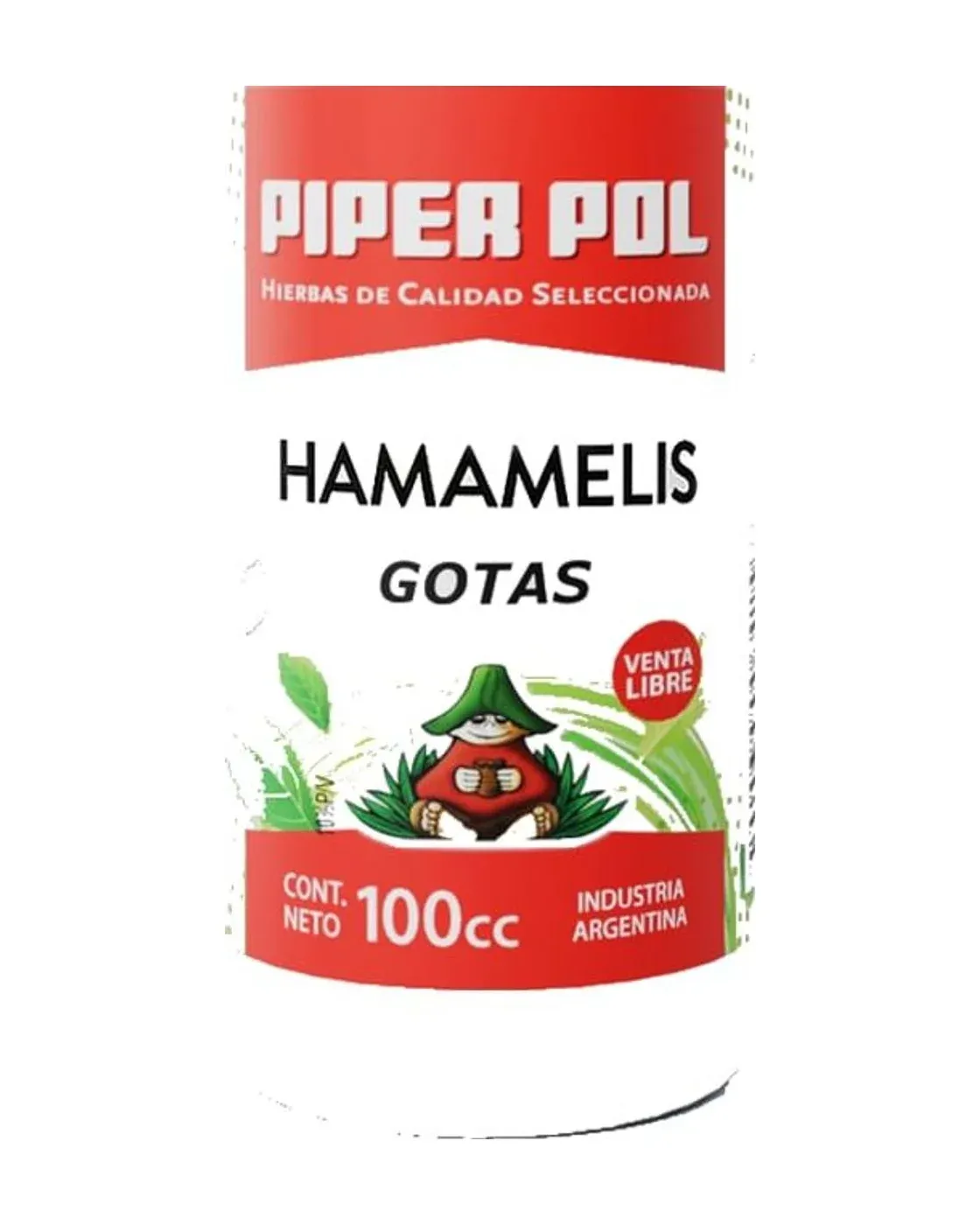 Envase de tinturas madres de Hamamelis, Piperpol