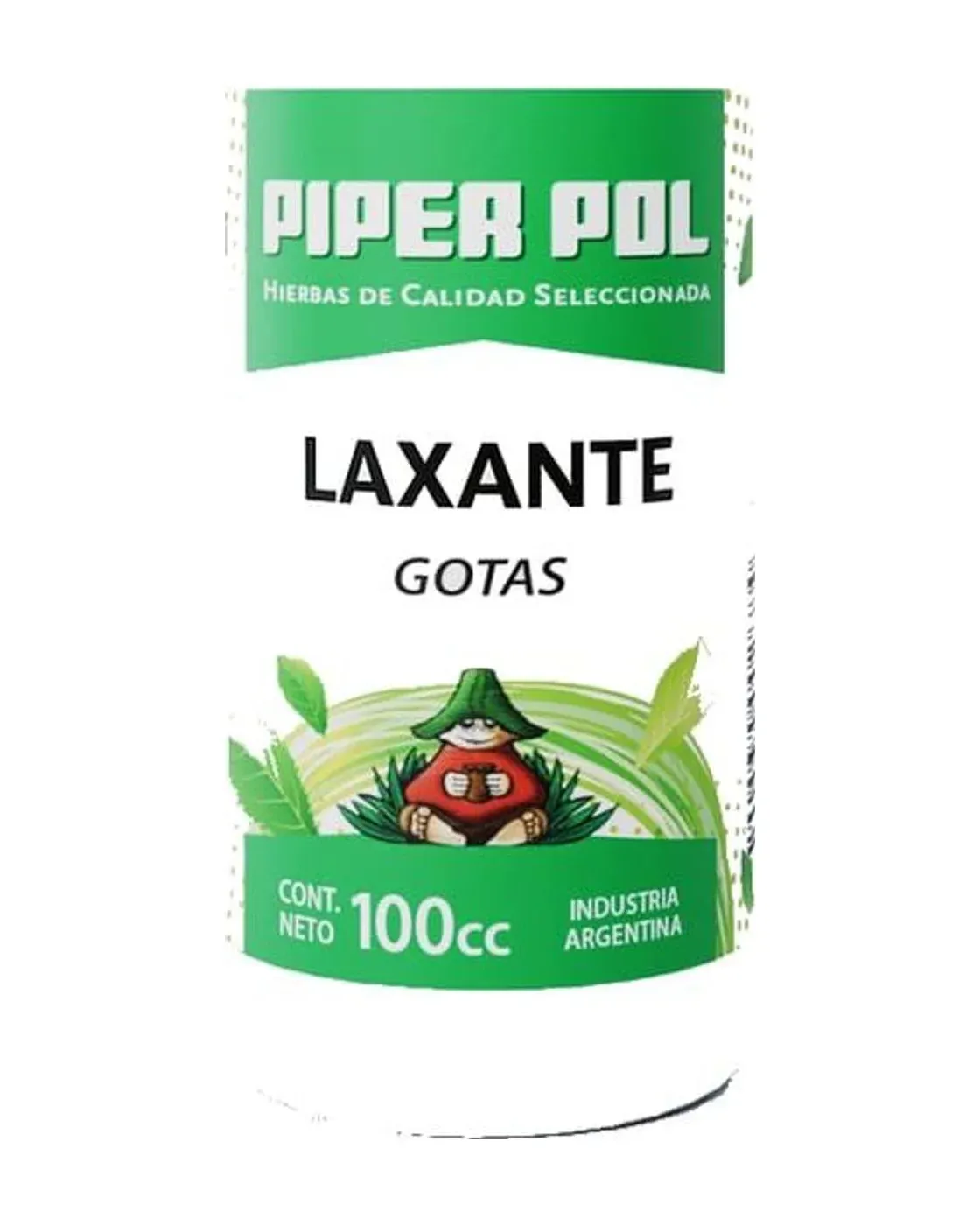 Envase de tinturas madres de Laxante, Piperpol