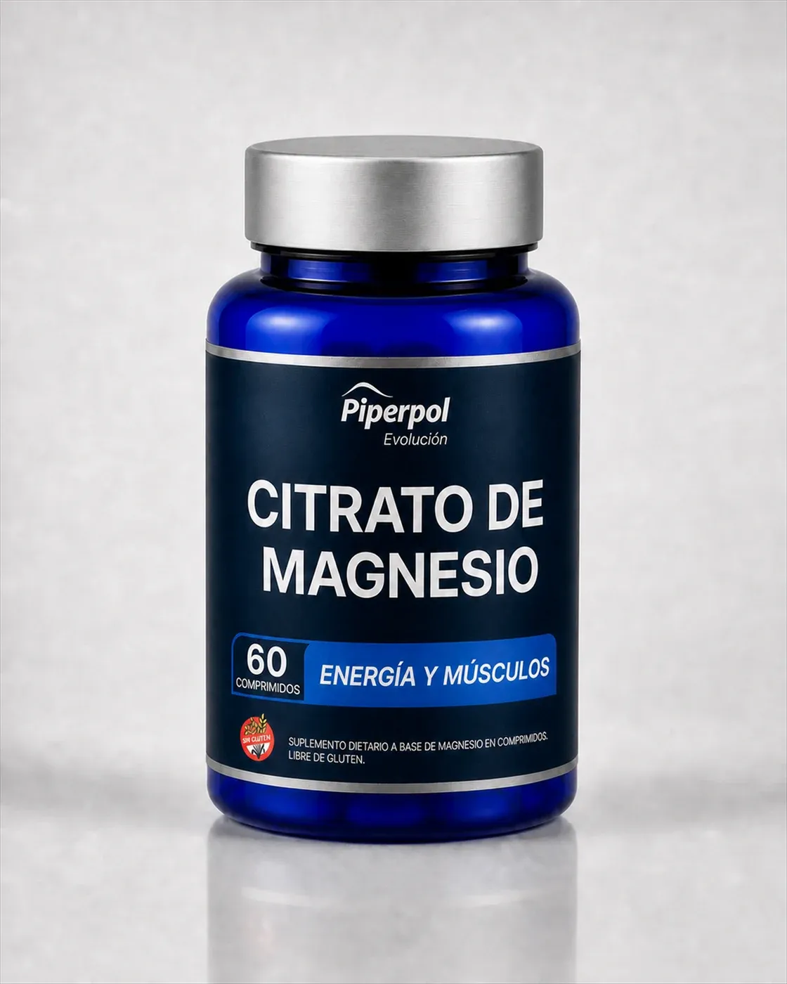 Envase de Citrato de Magnesio 400, Piperpol Evolución