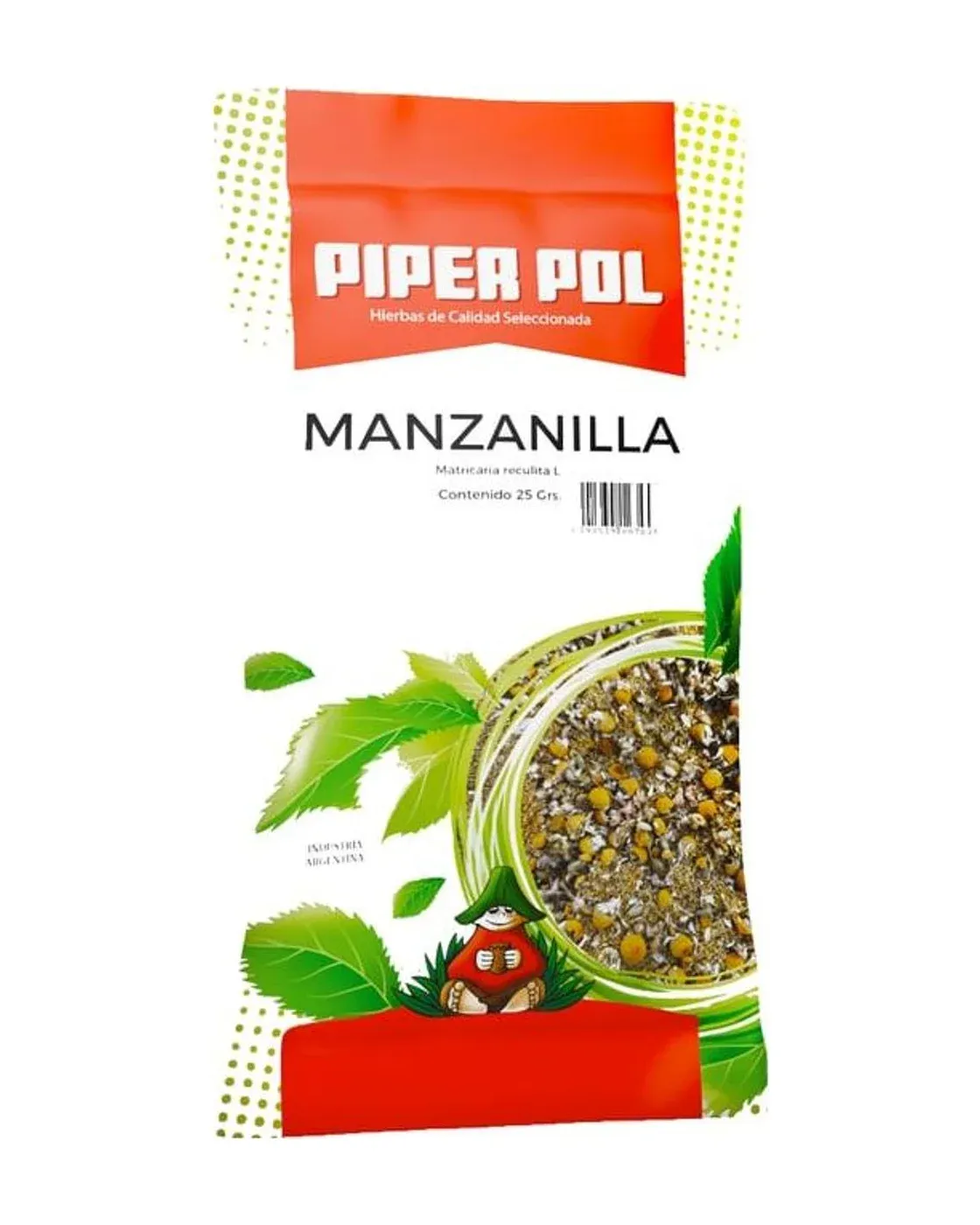 Envase de hierbas de Manzanilla, Piperpol