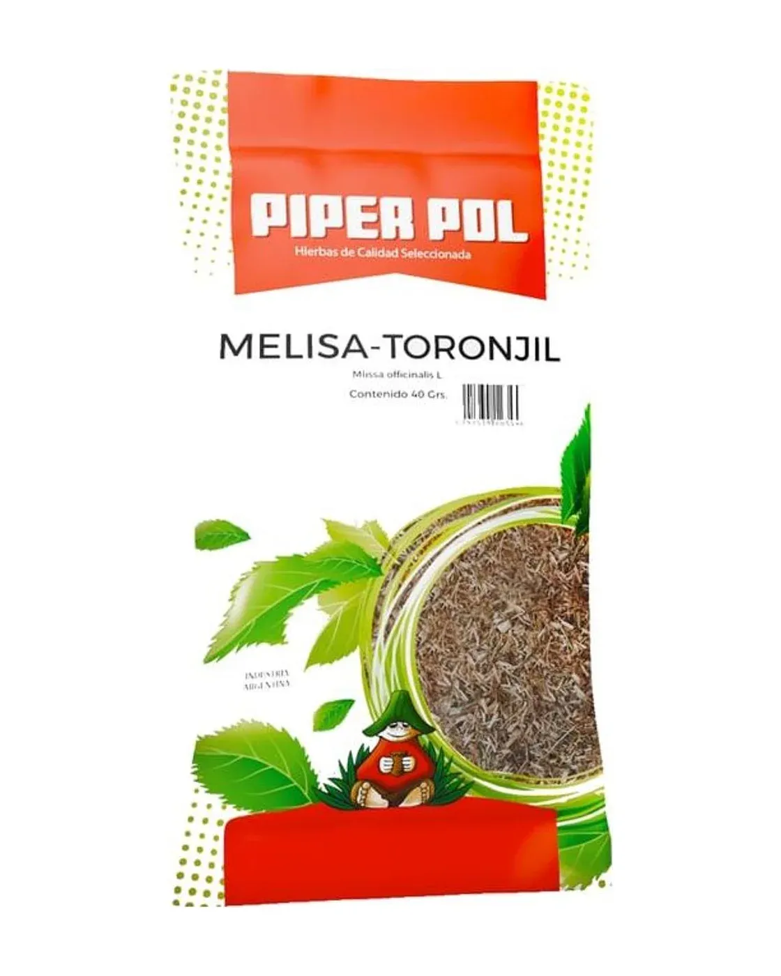 Envase de hierbas de Melisa, Piperpol