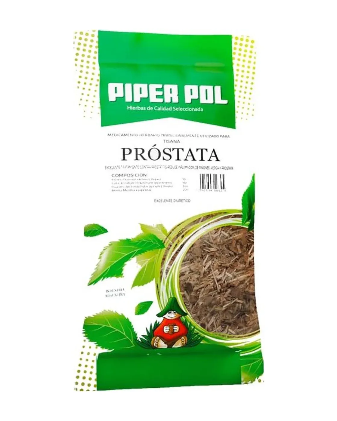 Envase de hierbas de Próstata, Piperpol