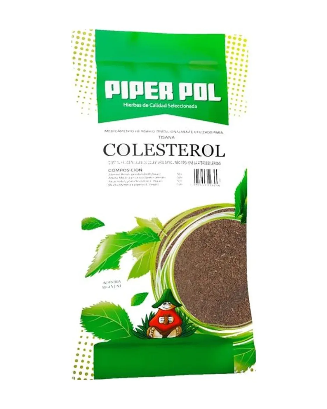 Envase de hierbas de Reductor del Colesterol, Piperpol