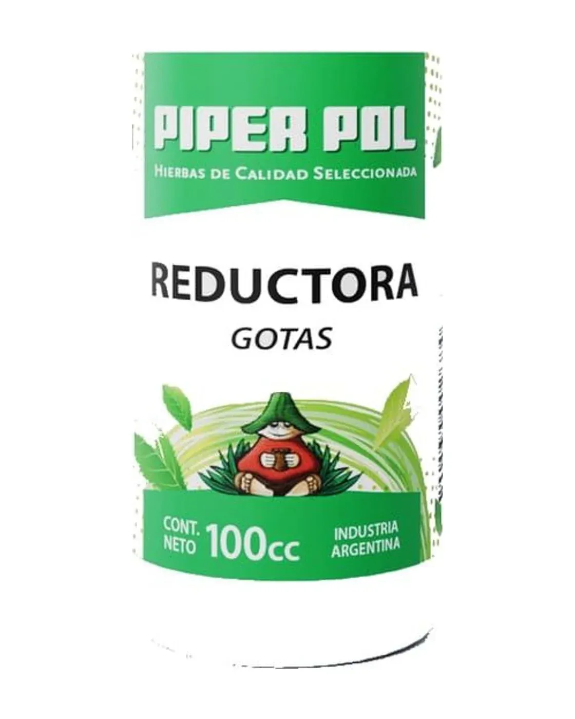 Envase de tinturas madres de Reductora, Piperpol