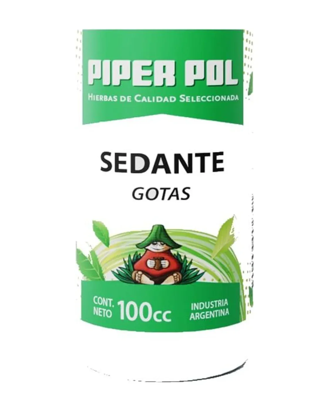 Envase de tinturas madres de Sedante Nervioso, Piperpol