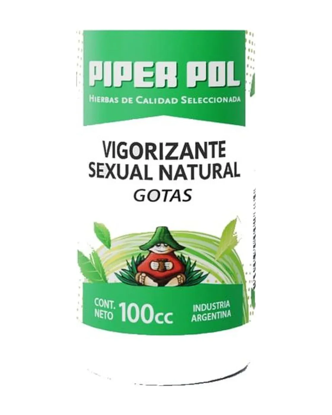 Envase de tinturas madres de Vigorizante Sexual, Piperpol
